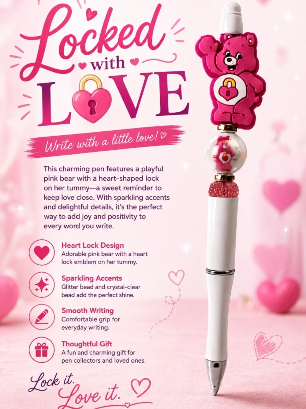 Locked with Love Bear